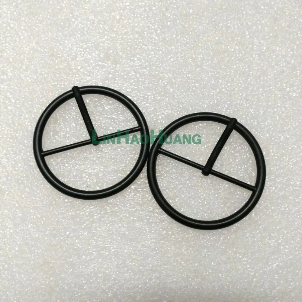 

10pcs/lot 41mm 1.6inch metal alloy pin buckle big round belt bag buckles Matte black color free shipping Buckles-41MM