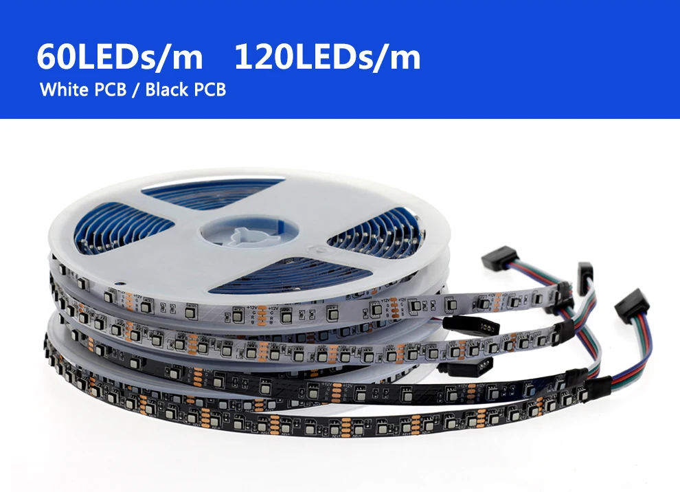 Новое поступление RGB светодиодная лента 3535 RGB цвет переменчивый DC12V гибкий светодиодный светильник 60 Светодиодный/м 120 светодиодный/м 5 м/лот