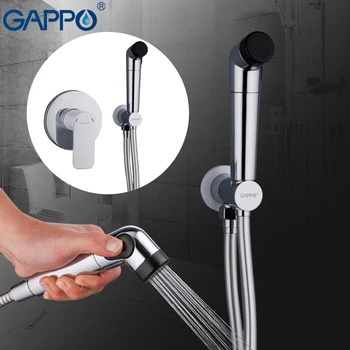 

GAPPO White Bidet Faucets muslim shower toilet water bidet spray shattafs faucets wall mount bidet shower