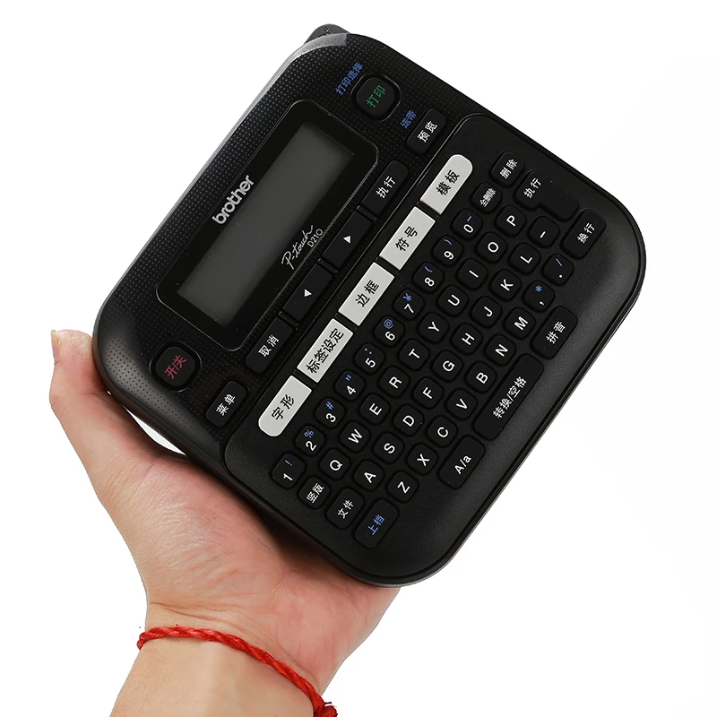 

Labeling Machine PT-D210 Handheld Chinese and English Cable Stickers Employee Badge Label Sticker Printer