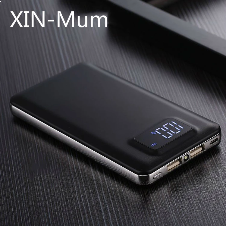 

Ultra-thin Mobile Power LED Lighting Smart LCD Digital Display 10000 MA Polymer Charging Treasure