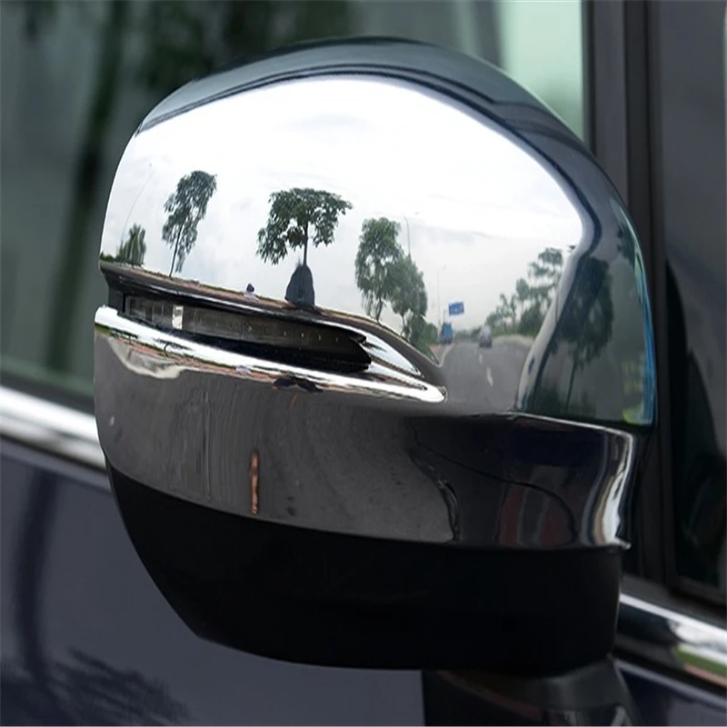 

WELKINRY car auto cover For Honda Odyssey RC1 RC2 2013 2014 2015 2016 2017 ABS chrome side wing fender rearview door mirror trim
