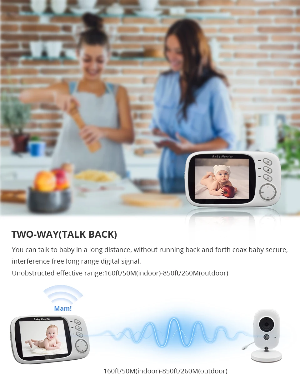 3.2inch Displayer Night Vision Camera  