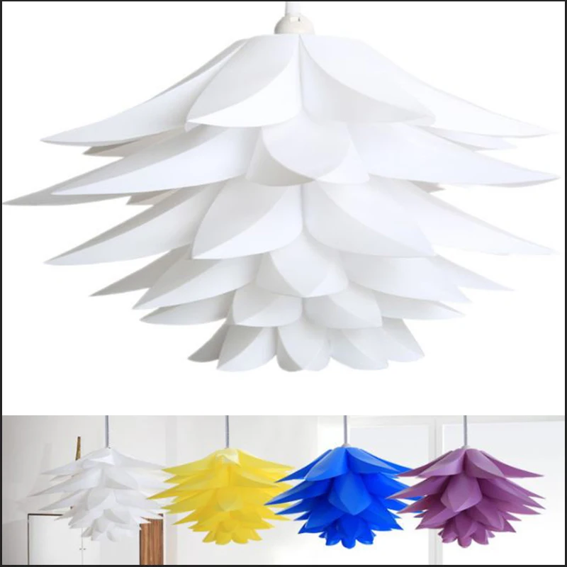55cm Lotus Pendant Lights Shade E27 Four - color Ceiling Decorative LED Cord | Лампы и освещение