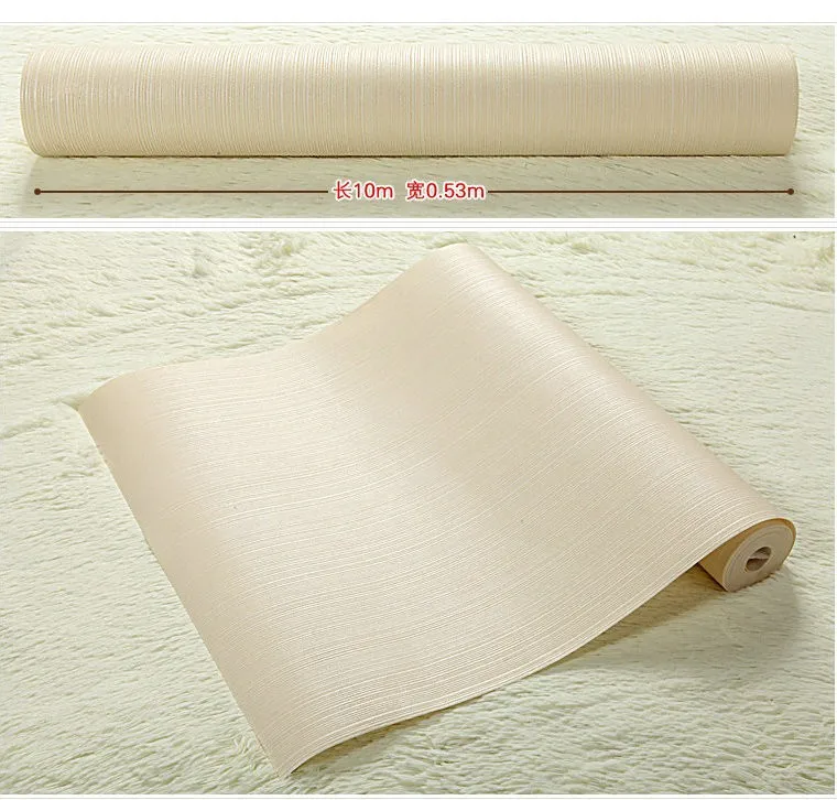 Высокое качество ткани настенные обои современный полосатый стекаются обои papel де parede tapete спальня белый, бежевый, кофе 53 x 1000 см фотообои обои