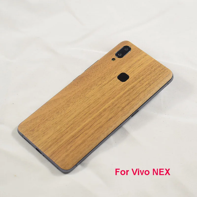 MLLSE Newest High Simulation Wood Grain Sticker 3M Phone Back Paste Sticker For Vivo NEX S Wood Skin Protective Film Sticker (17)