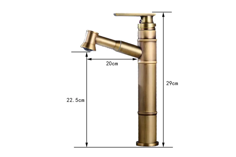 Смеситель для раковины с ручной душевой головкой античный Выдвижной Прачечная кран раковина кран водопроводный кран для ванной комнаты с