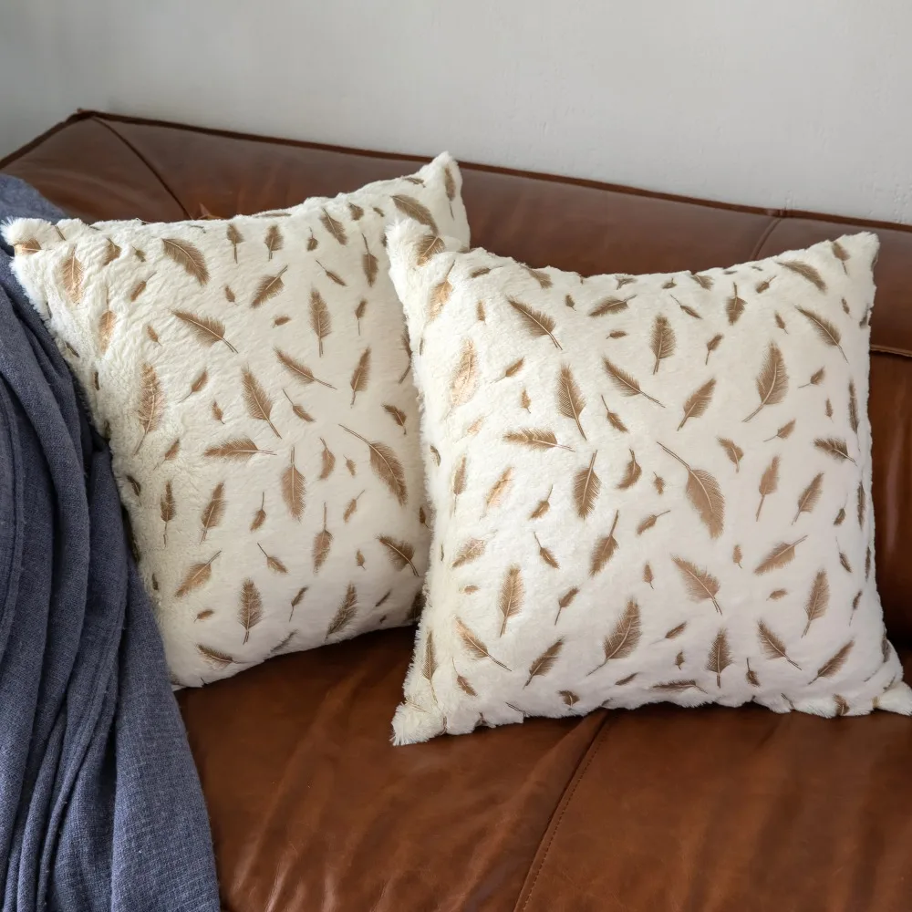 gold throw pillows covers