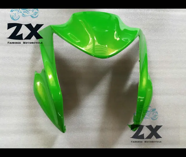 For Upper Front Head Fairing Cowl Nose Cowl For KAWASAKI ER6N 2012-2015 ABS Plastic Kit Motorcycle Compression no injection For Upper Front Head Fairing Cowl Nose Cowl For KAWASAKI ER6N 2012-2015 ABS Plastic Kit Motorcycle Compression no injection