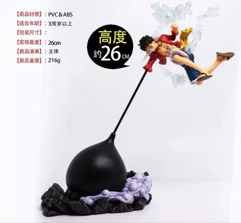 

NEW hot 26cm One Piece Monkey D Luffy Gear Third Action figure toys doll collection Christmas gift no box
