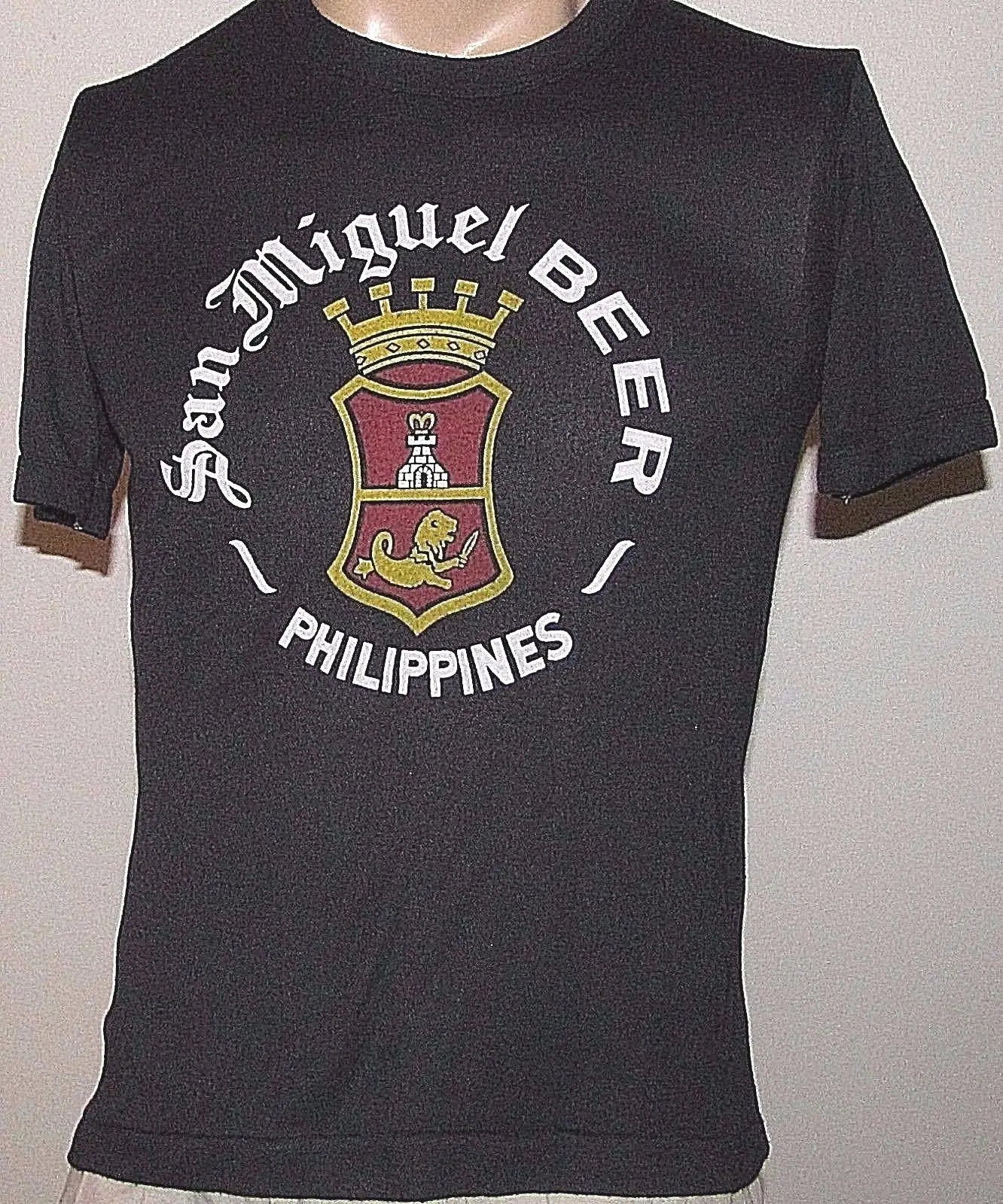 TRUE VTG 1970's CLUB MONDO, SAN MIGUEL BEER PHILIPPINES, R.P. T SHIRT SMALL MEDin TShirts from