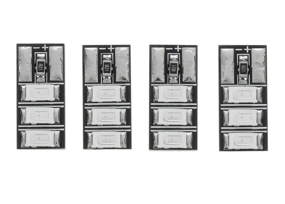 4 шт. крошечные светодиоды 4-6S мини светодиодная лампа доска для DIY RC Мультикоптер