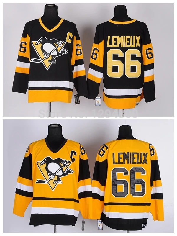 Best Pittsburgh Penguins Hockey Jerseys 66 Mario Lemieux Jersey
