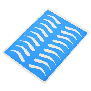 

ATOMUS Blue Silicone Eyebrow Tattoo Practice Skin Permanent Eyebrow Makeup Fake Tattoo Training Skin Sheet For Beginners