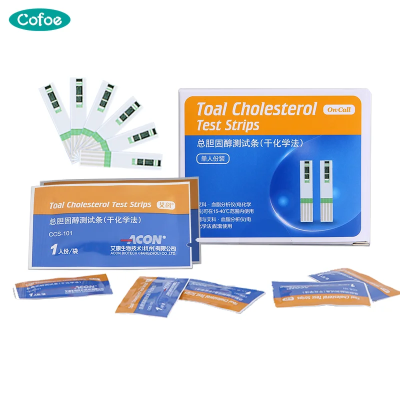 

25pcs Test Strip with 25pcs Needles Lancets of On Call Blood Lipid Analyzer Hyperlipidemia High Cholesterol Disease Test Tools
