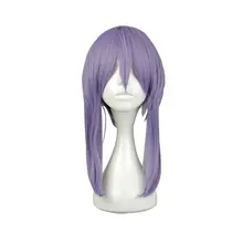 MCOSER 47 см синтетические короткие прямые темно-синий косплей парик Высокая температура волокна волос WIG-586A