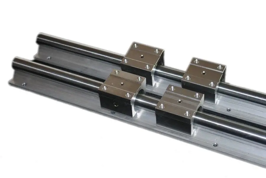 linear rail support SBR16-L800/1000mm rails support+4 SBR16UU blocks CNC X Y Z