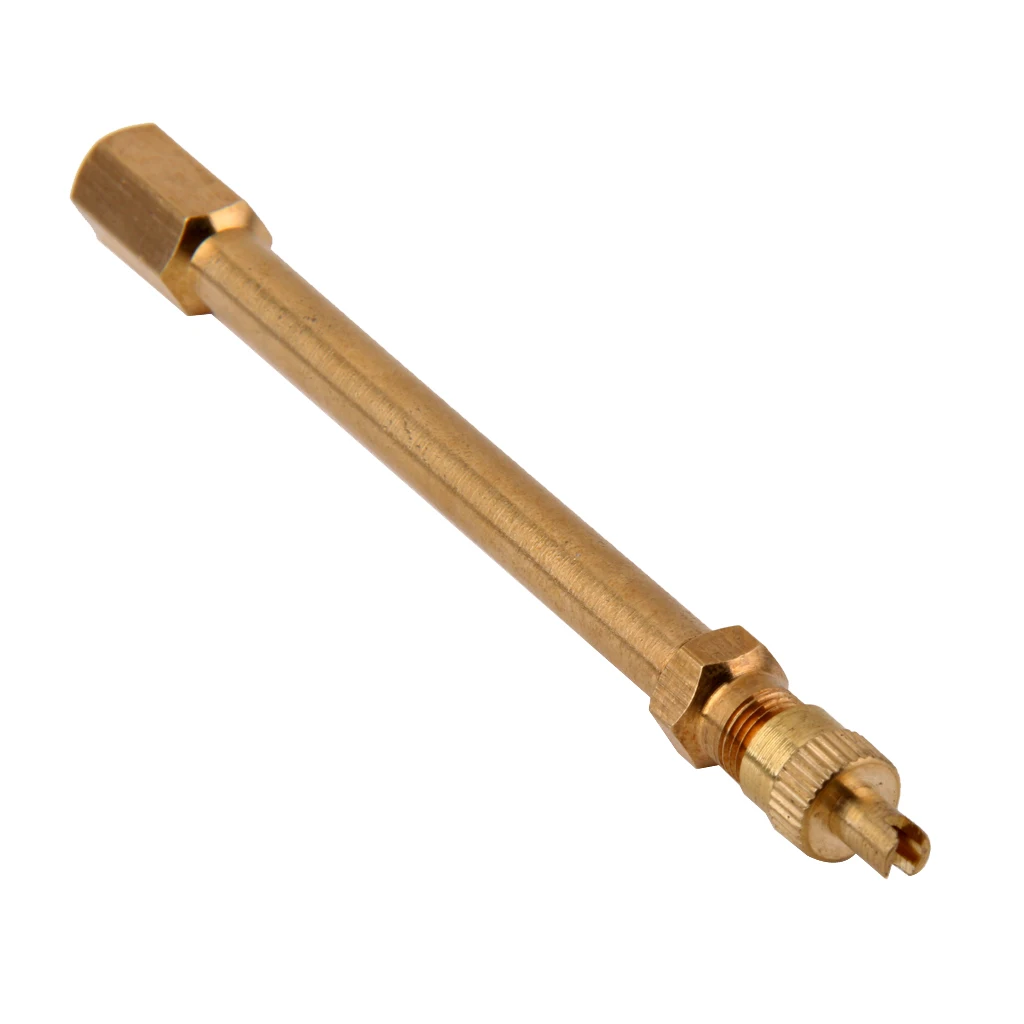 2Pcs Tire Valve Stem Extension Adapter, Brass Air Tyre Valve Extenders for Motorcycle, Bike, Mower and Scooter 2Pcs Tire Valve Stem Extension Adapter, Brass Air Tyre Valve Extenders for Motorcycle, Bike, Mower and Scooter