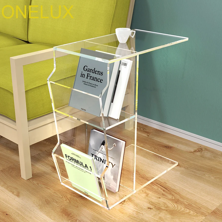 Us 425 0 Acrylic C Shaped Occasional Side Sofa Tea Table With Magazine Pockets Waterfall Lucite Nightstands Book Rack In Coffee Tables From Us 425 0 Acrylic C Shaped Occasional Side Sofa Tea Table With Magazine Pockets Waterfall Lucite Nightstands Book Rack In Coffee Tables From
