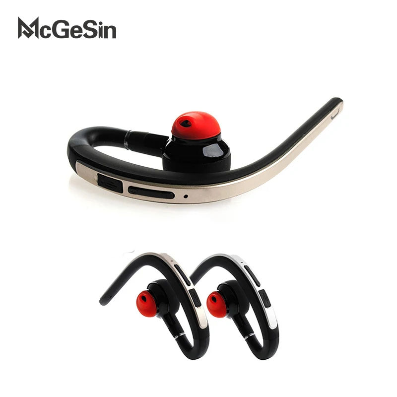 McGeSin Bluetooth Беспроводные Наушники Бизнес Наушники Музыка громкой связи Спорт наушники С Микрофоном Для Huawei Xiaomi Phone