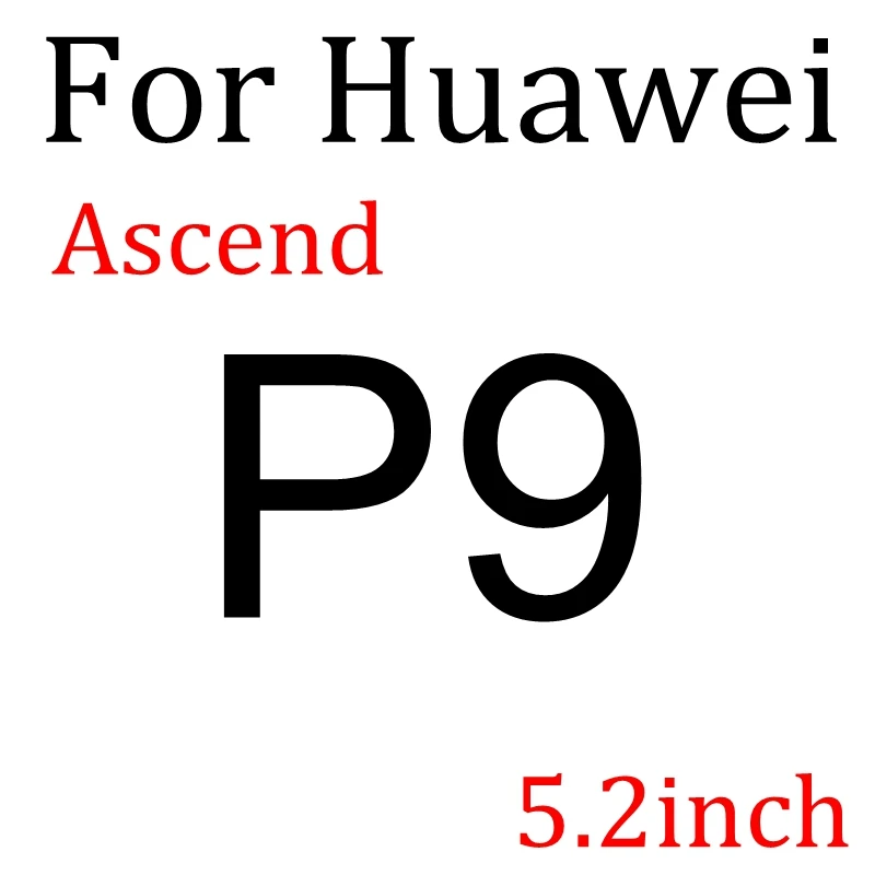 С уровнем твердости 9H закаленное Стекло для Huawe P8 P9 P7 Lite Honor 8 5A LYO-L21 Y6 II Y5 II Y3 II GR5 GR3 GT3 5X X5 5C 4C Экран защитная пленка - Цвет: P9