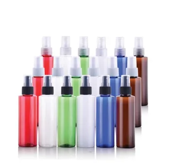 

2020 New 100pcs 100ML Spray Pump Bottle,Plastic Cosmetic Container,Empty Perfume Sub-bottling With Mist Atomizer Flat Shoulder