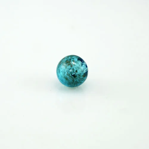2 шт 14 мм муранское стекло эфирное масло шар с 2 отверстиями подходит для ожерелье с кулоном мини стеклянный шарик