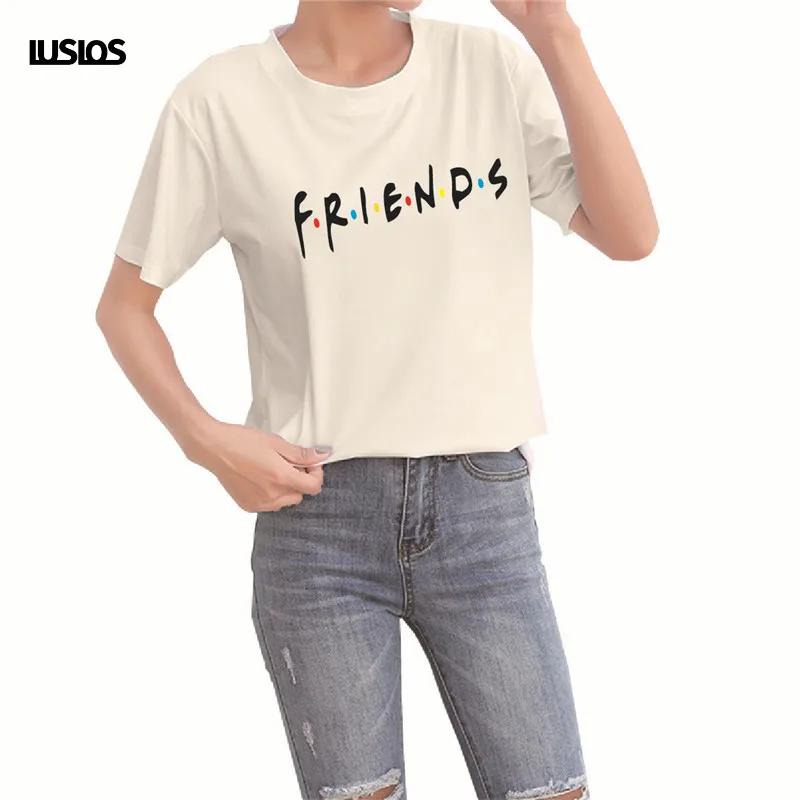 Женская футболка с надписью LOS FRIENDS | одежда