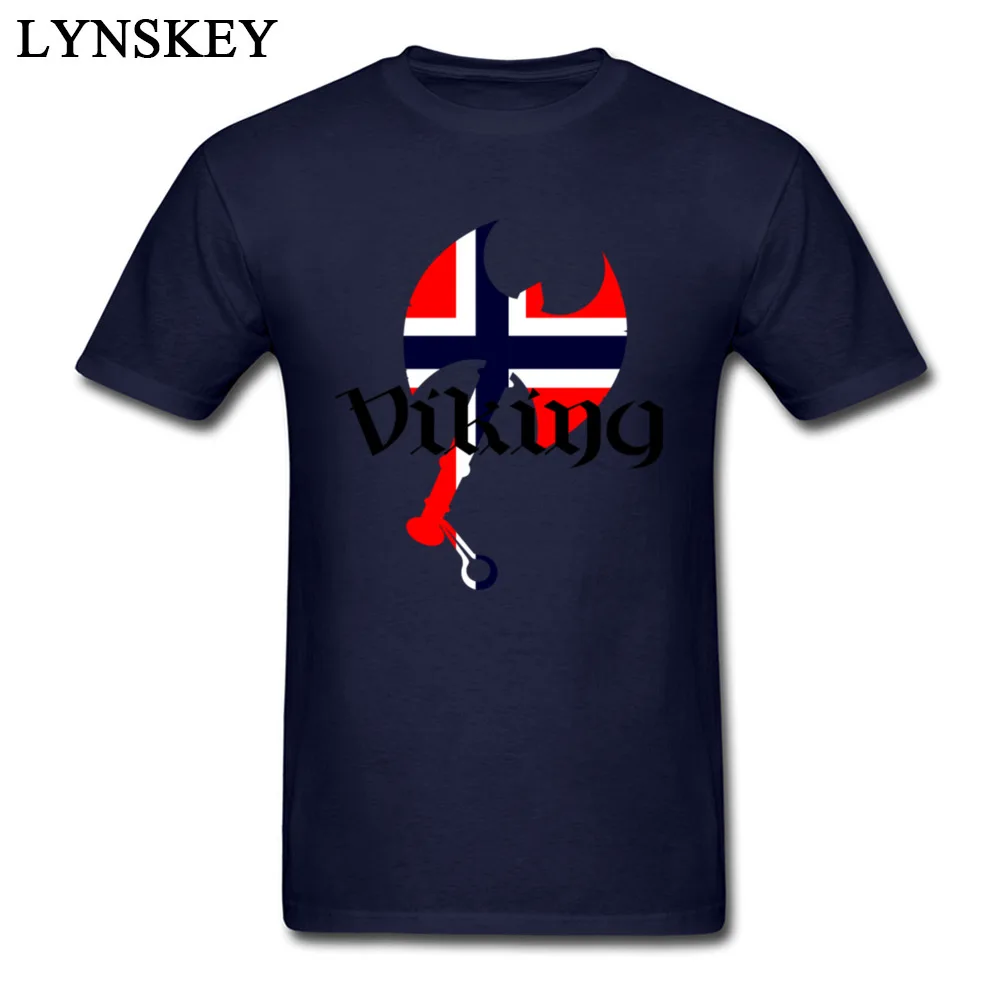 Male Cheap Casual Tops Shirt Funny Crew Neck Summer/Autumn 100% Cotton T Shirt Summer Short Sleeve Tee Shirts Top Quality Norwegian norse norge norway flag axe navy