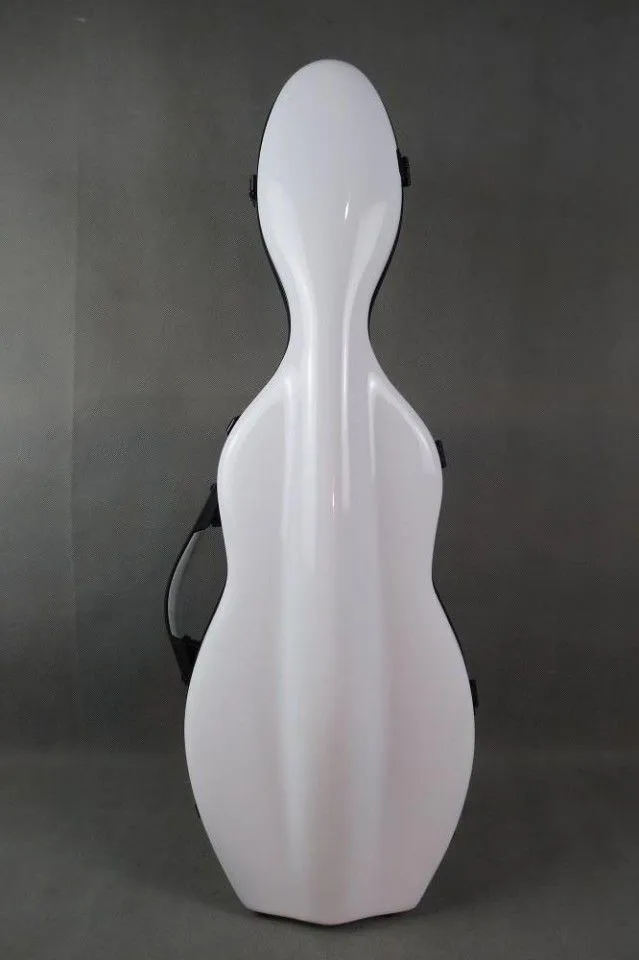 1 шт. Best модель белый стекловолокна 4/4 Скрипки чехол, два лук hodlers