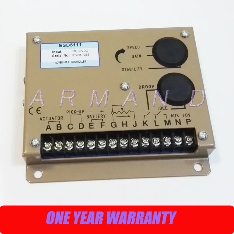 Electronic governor for generator speed control unit controller ESD5111