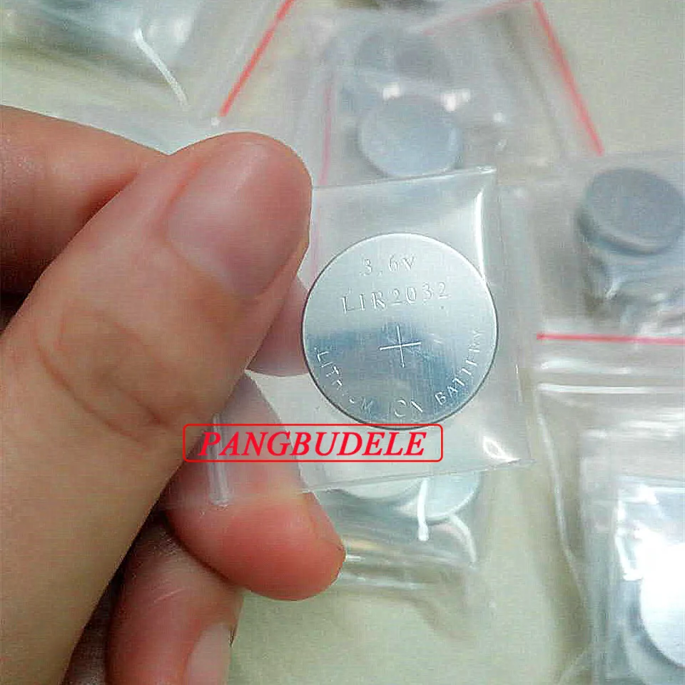 

High quality NEW 4PCSX LIR2032 3.6V pkcell button cell battery LIR2032 rechargeable battery can replace the CR2032 battery
