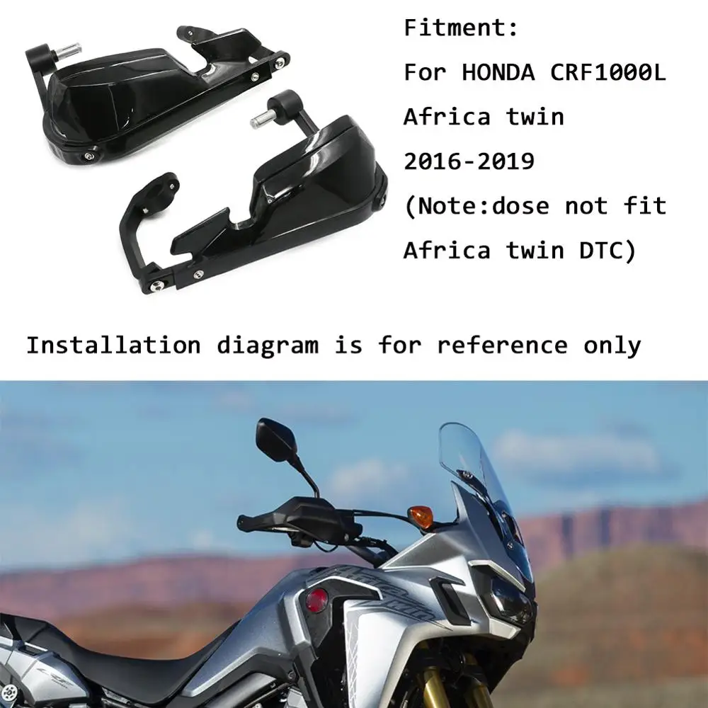 

Motorcycle Handle Hand Guard Handguard Wind Shield Windshield For Honda Africa twin CRF1000L CRF 1000 L CRF1000 1000L 2016-2019