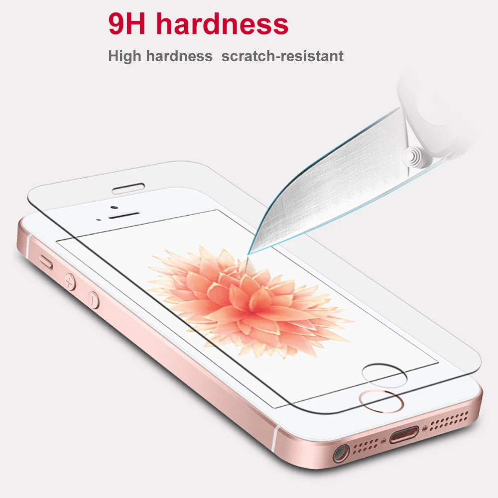 Tempered Glass protection For iphone 5 5S SE Screen Protector For iphone 5S SE Glass Protective Film for iphone SE cover