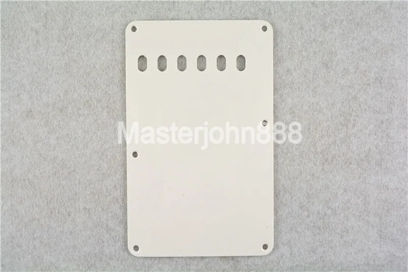 White 1 PLY Electric Guitar Pickguard Back Plate T...