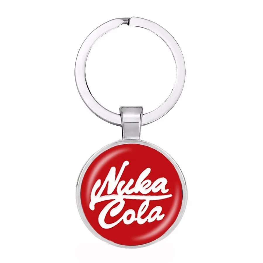 Брелок Fallout Nuka Cola из стекла и сплава для мужчин женщин модные украшения подарок на