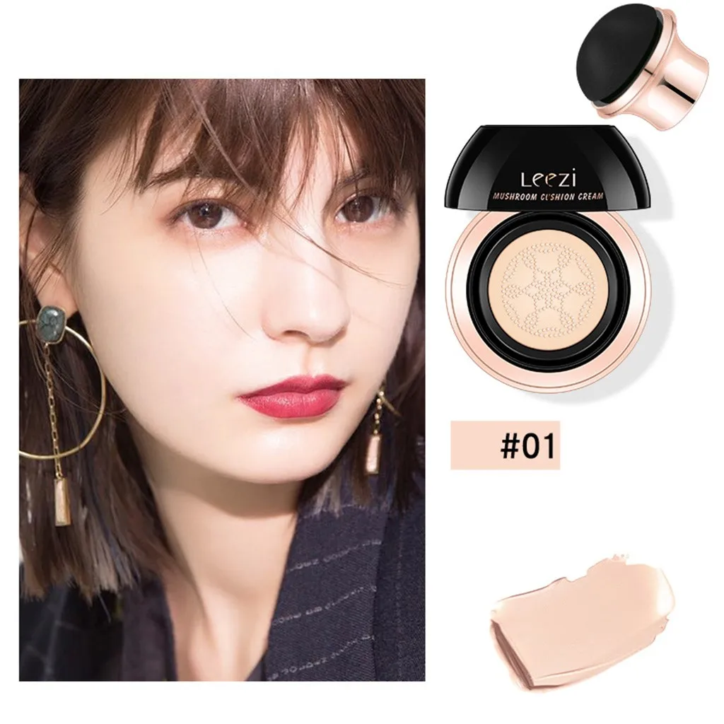 Moistening Air Cushion Foundation Concealer Oil Control BB Cream Waterproof Small Mushroom Brighten CC Face CosmeticsC704 | Красота и