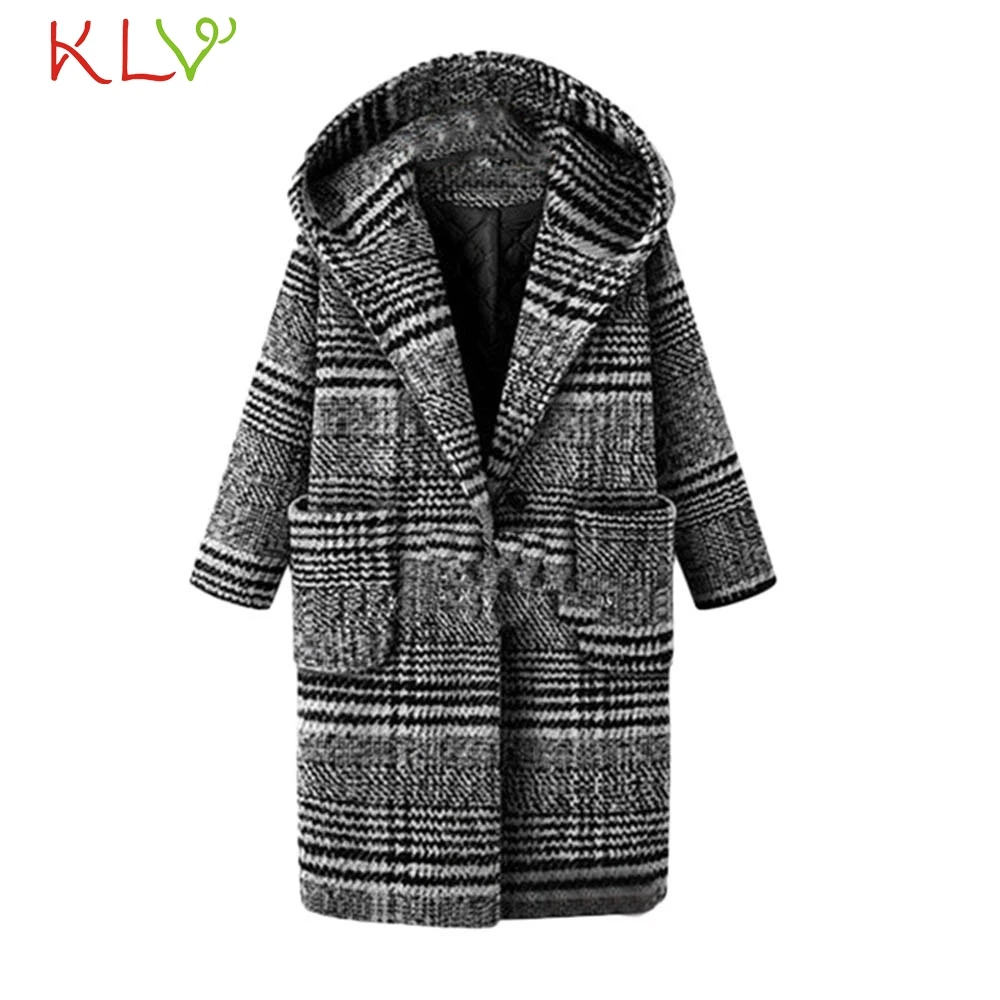 Женская зимняя куртка,, зубчатый теплый шерстяной Тренч, длинного размера плюс, для девушек, чамарра, Cazadora Mujer, пальто для девочек, 18Oct26