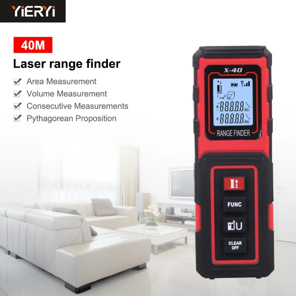 New X 40 Range Finder 40M Handheld Rangefinder Laser 131ft Distance