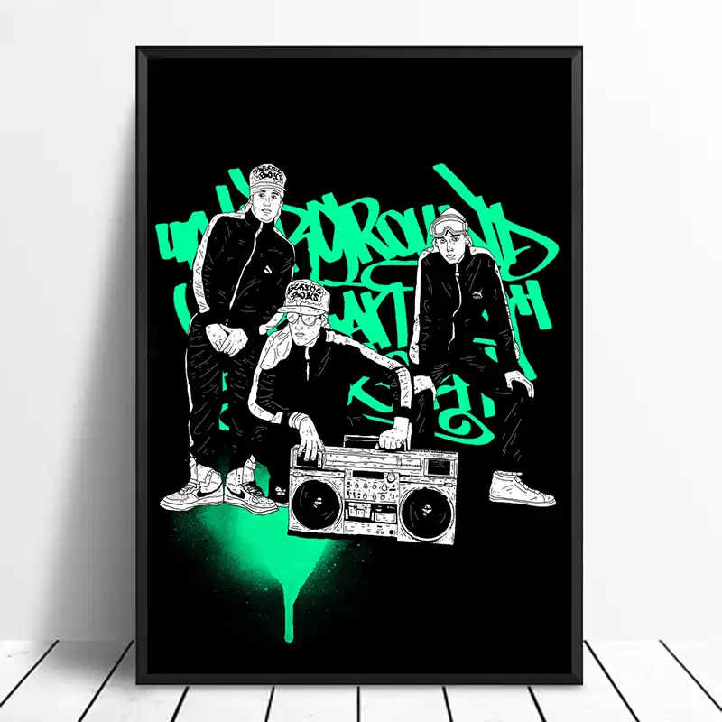 Beastie Boys Mike D Mca Ad Rock Hip Hop Rap Rock Singer Music Poster Home Decor Wall Decor Wall Art Canvas Painting Canvas Print Painting Calligraphy Aliexpress