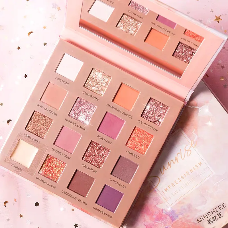 Диск для теней Desert Rose Trill с перламутровым светом тупые Красные Тени век цветные