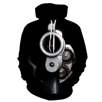 

2020 New Black Skull Hoodie Fashion 3D Sweatshirt Long Sleeve Hooded Tracksuit Outfit Casual Outerwear Steetwear