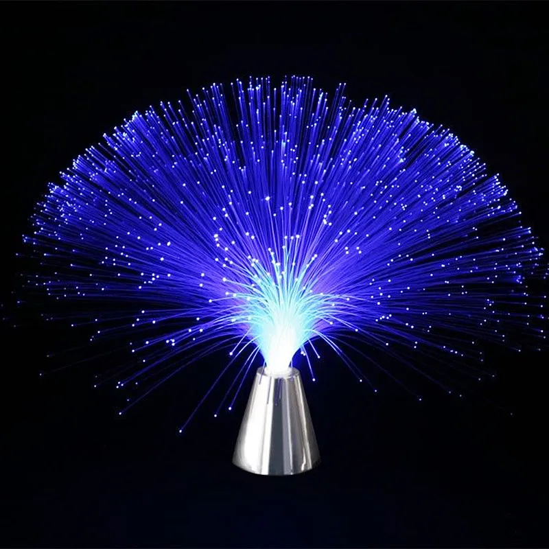 Multicolor Fiber Optic Lamp Light Holiday Wedding Centerpiece