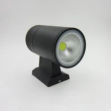 10 Вт наружная настенная лампа с одной головкой Наружное освещение AC85-265V теплый белый/холодный белый Светодиодный светильник CE RoHS