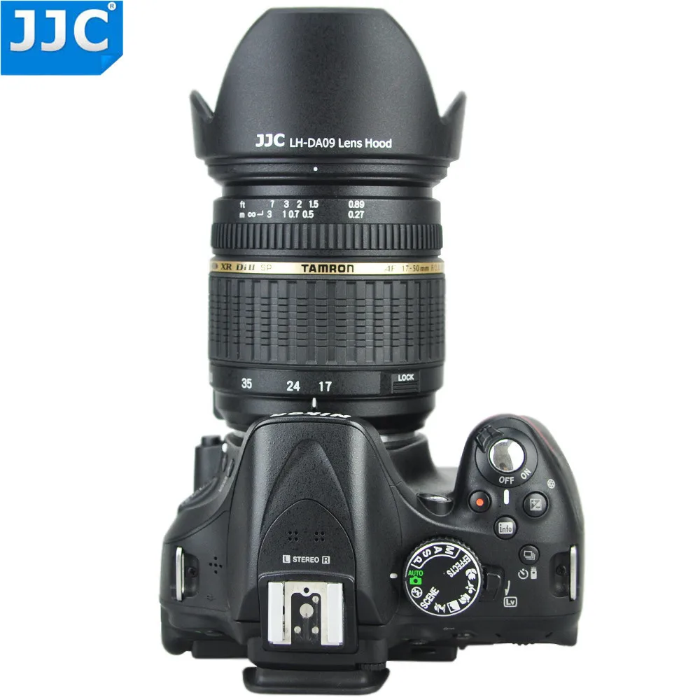 JJC реверсивная бленда объектива для Tamron A09 28-75 мм f/2,8 XR di A16 17-50 мм f/2,8 XR di-II LD асферический(IF) объектив заменяет DA09