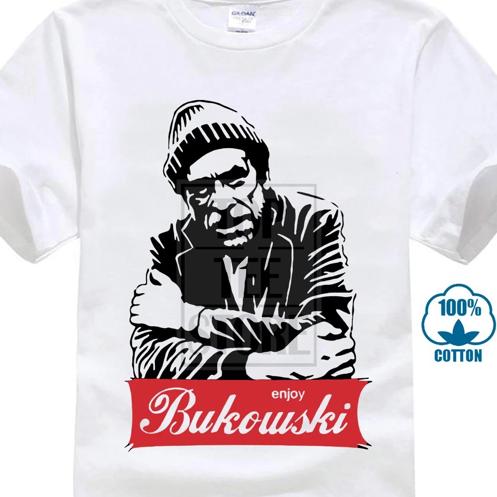 

T Shirt Enjoy Bukowski T Shirt Vintage Mit Bild Lustig Literatur W