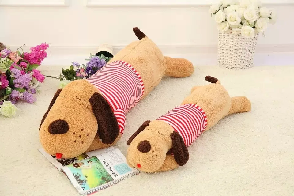 70 или 90 см мягкий укомплектованный плюшевый игрушечный гигантский лежащий собака кукла милая Подушка Креативные Куклы Детские игрушки подарок на день рождения