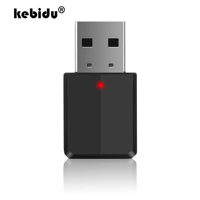 Kebidu Portable Bluetooth5.0 Receiver Transmitters USB Wireless Audio Music Stereo Dongle For TV PC Bluetooth Speaker Headphone |