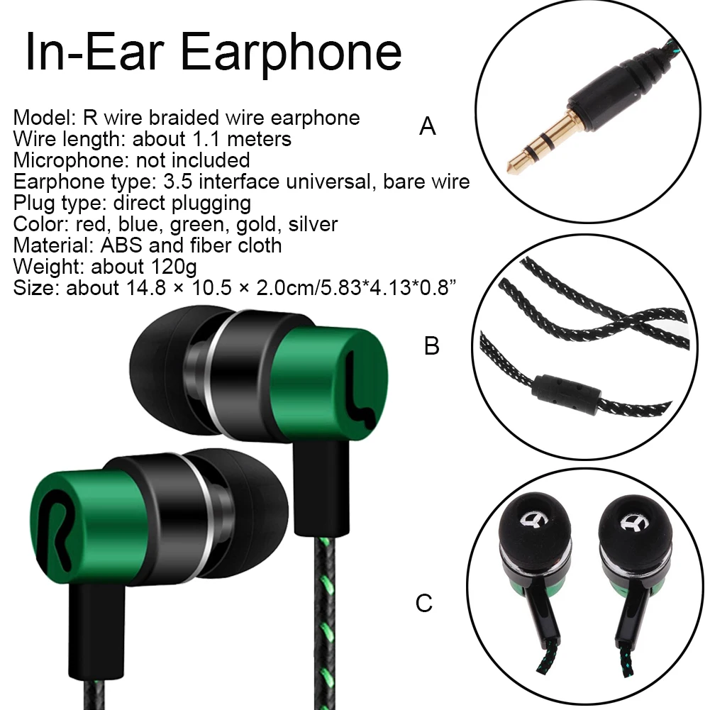 Hot Sale! In-ear Stereo Earphone 5 
