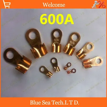 

O type 16.2MM OT-600A Copper Blade terminal,600A battery terminal for car E-bike etc.Large Current earth terminal
